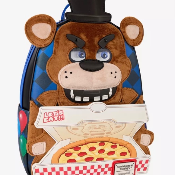 NWT Five Nights At Freddy’s Pizza Party Mini Backpack - Picture 1 of 5